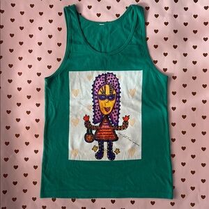 Tank Top with Colorful Graphic